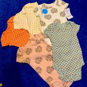 Carters Infant girl 3 month bodysuits NWT